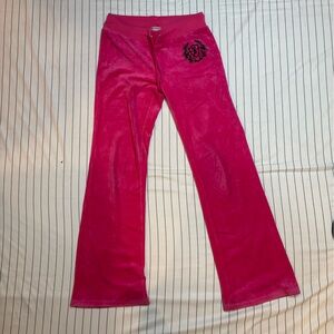 Juicy Couture Hot Pink Velour Pants